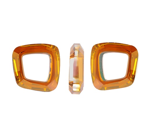 [15264] 4437 swarovski cosmic square crystal copper 14mm x und