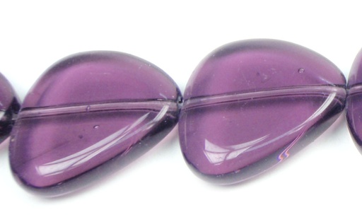 [18648] Sarta lagrima 17x16mm violeta B3 x 22unds