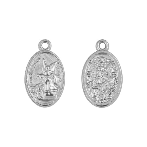 [18347] Medalla arcangel miguel 086 16x12mm/NQ x 10unds