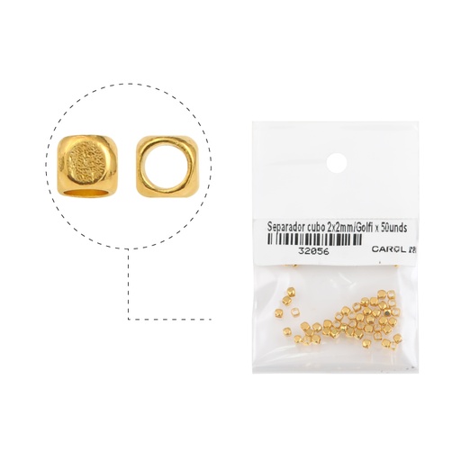 [32056] Separador cubo 2x2mm/Golfi x 50unds