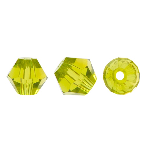 [16943] Rombo bicone 6mm 422 olivine x 24unds