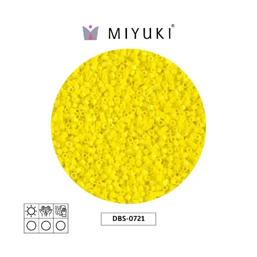 [12509] Miyuki delica 15/0 DBS0721 opaque yellow x 50g