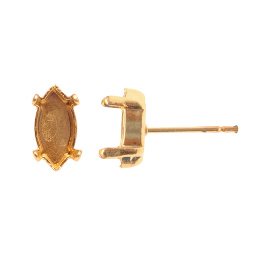 [17332] 4228DE setting topo arete navette 5x10mm/Golfi x par