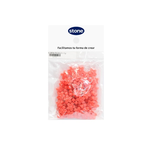 [27777] Acrilico 2600 flor 15x8 salmon 18 x 50 gr