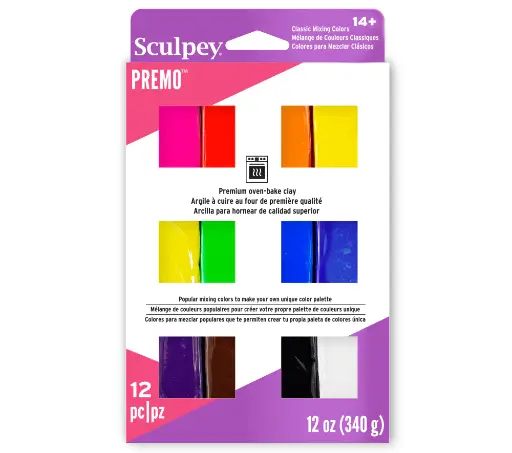 [05018] Sculpey Premo Multipack Classics, 12 x 1 oz (28 g)