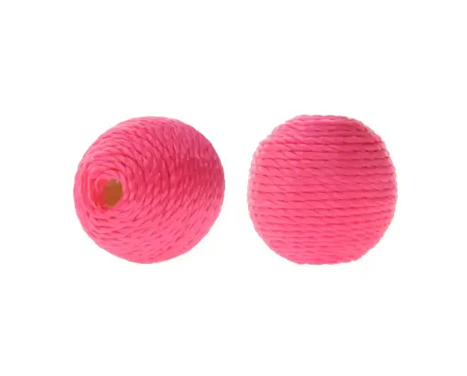 [00397] Thread bead 16mm 7 fucsia x und