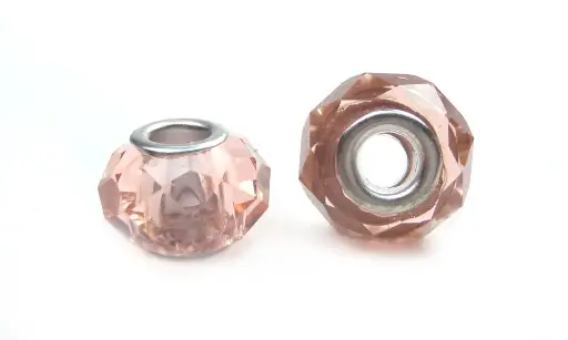 [00492] Pandora 9x14mm facetada lt peach 17 x und