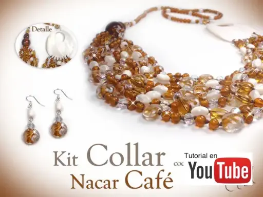 [01150] Kit collar nacar cafe x und