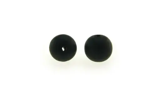 [02357] Fimo redondo 10-090 negro 8mm x und