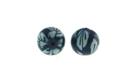 [02395] Fimo redondo 10mm 10-091 azul turqui x und