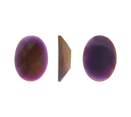 [02777] Acrilico 5005# oval 6x8mm morado O15 x und