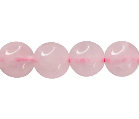 [02850] Sarta redonda 12mm cuarzo rosado x 32 unds