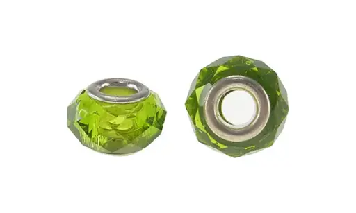 [05245] Pandora 9x14mm facetada olivine 6 x und