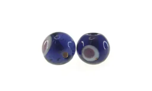 [05508] Vidrio hindu GOT redondo 8mm morado 146 x und