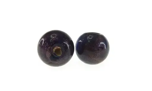 [05557] Vidrio hindu redondo 12mm morado 146 x und