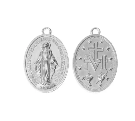 [05706] Dije virgen milagrosa 288 28x18mm/NQ x 10unds