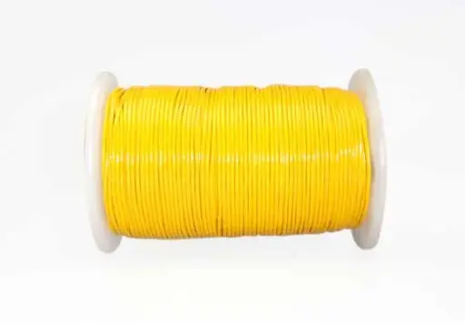 [05834] Cordon cuero 1mm Yellow x100m