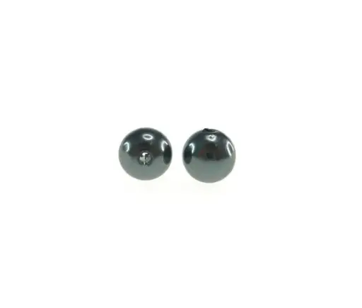 [06583] Perla sintetica redonda 8mm hematite CX-69 x und