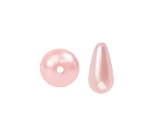 [07002] Perla sintetica gota 6x12mm rose A-05 x und