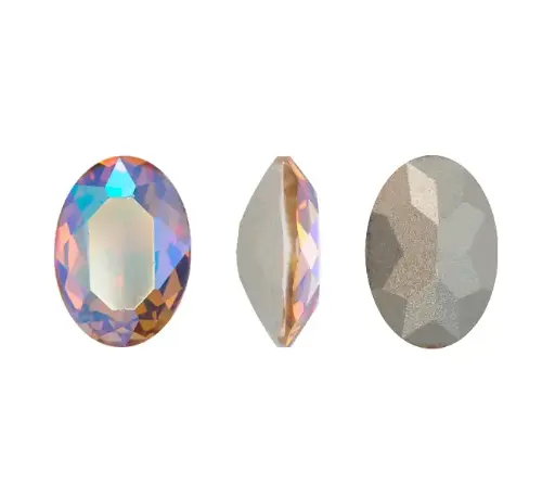 [08675] 4120CH oval 10x14mm lt smoked topaz SI x und