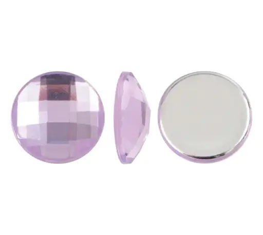 [09435] Acrilico K1021 redondo plano 7mm violet 9 x und