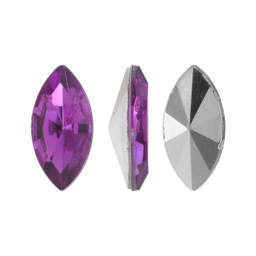 [09311] Acrilico K1015 marquesa con cono 4x8mm purple velvet 5 x und