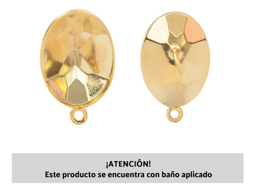 [04451] 4120DE arete oval con argolla 10x14mm/Golfi x par