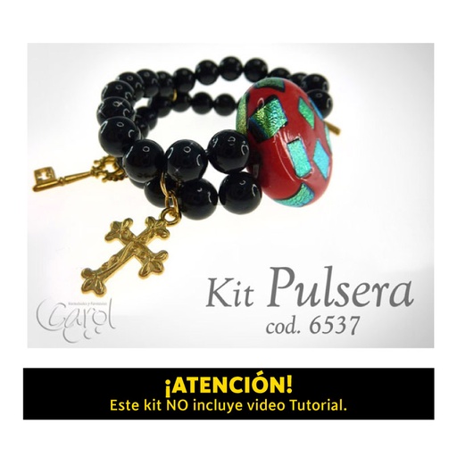 [06537] Kit pulsera ig moneda roja x und