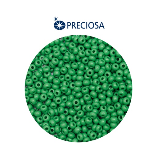 [05026] Mostacilla checa preciosa 8/0 3mm 53250 verde x 500g