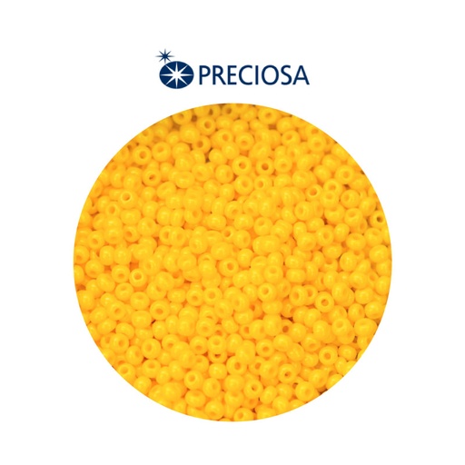 [09855] Mostacilla checa preciosa 2mm 83130 OP amarillo x 500g