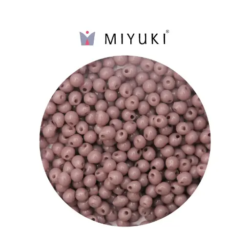 [08606] Miyuki drop beads 2.8mm DP0410 opaque mauve x 500g