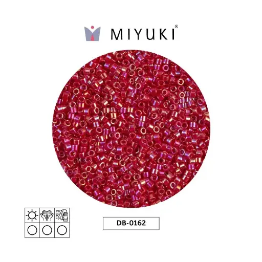 [03994] Miyuki delica 11/0 DB0162 opaque red AB x 50g