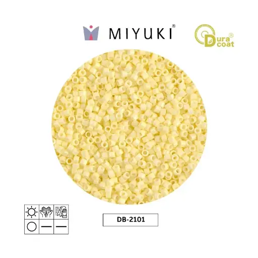 [07938] Miyuki delica 11/0 DB2101 opaque lemon ice x 50g