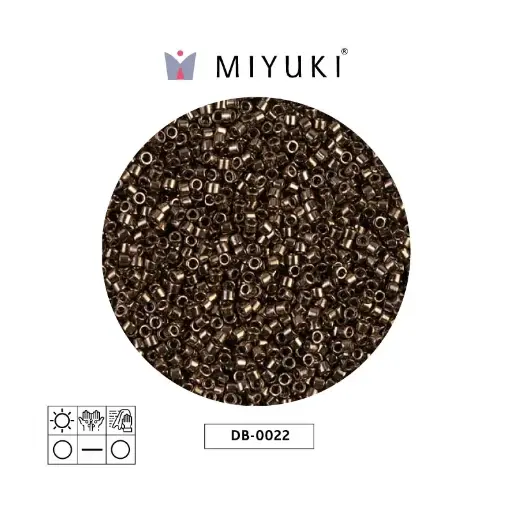 [05865] Miyuki delica 11/0 DB0022 metallic bronze x 50g