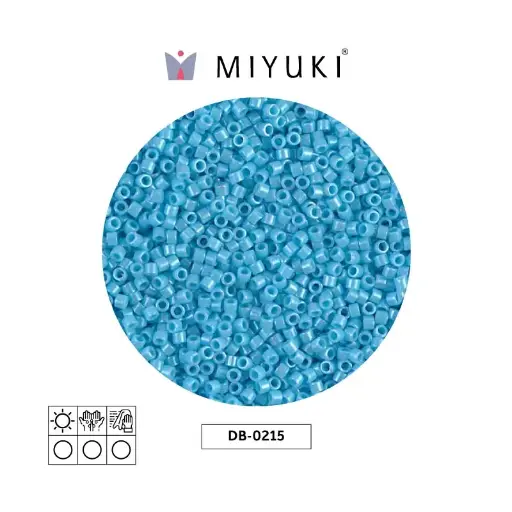 [06609] Miyuki delica 11/0 DB0215 op sky blue luster x 50g