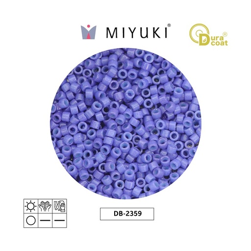 [07053] Miyuki delica 11/0 DB2359 durac op viol blue x 50g