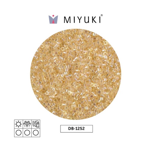 [04174] Miyuki delica 11/0 DB1252 lt straw luster x 50g