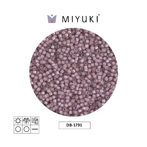 [06746] Miyuki delica 11/0 DB1791 white amethyst AB x 50g