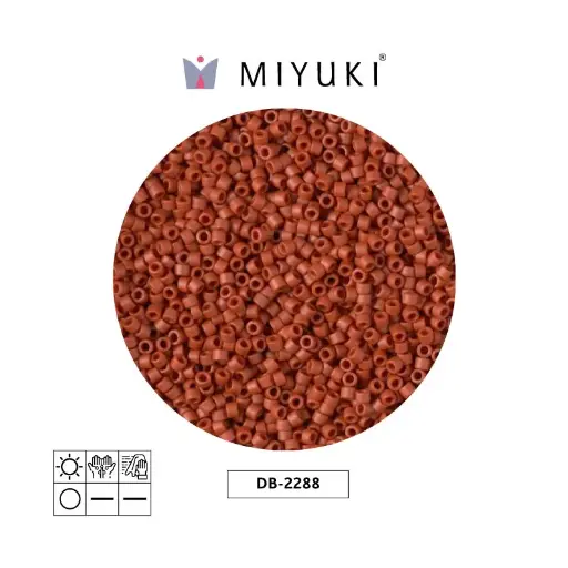 [03112] Miyuki delica 11/0 DB2288 opaq glazed sienna x 50gr