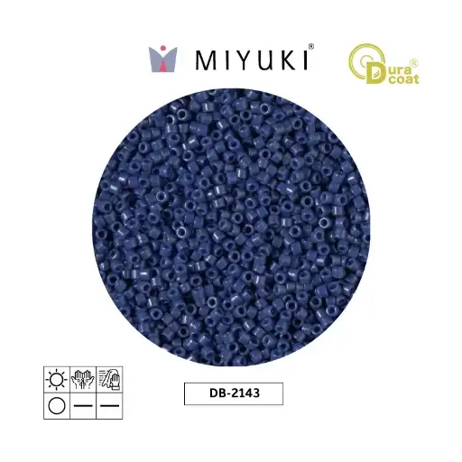 [02963] Miyuki delica 11/0 DB2143 durac op navyblue x 50g