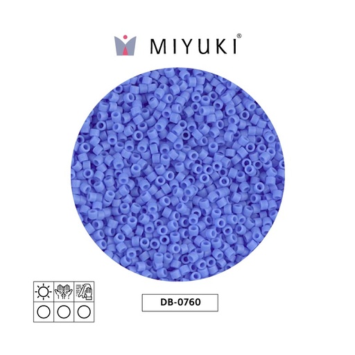 [04416] Miyuki delica 11/0 DB0760 matte opaque periwinkle x 50g