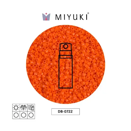 [03030] Miyuki delica 11/0 DB0722 opaque orange x 10g