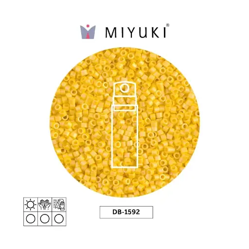 [01955] Miyuki delica 11/0 DB1592 matte opaque canary AB x 10g