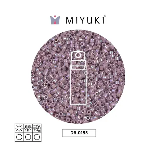 [02206] Miyuki delica 11/0 DB0158 opaque mauve AB x 10g