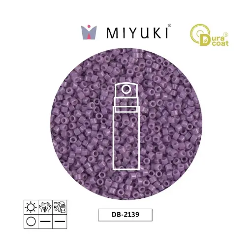 [02253] Miyuki delica 11/0 DB2139 opaque dark orchid x 10gr