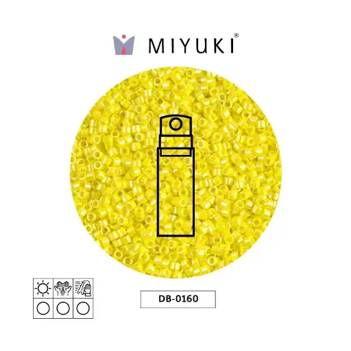 [01345] Miyuki delica 11/0 DB0160 opaque yellow AB x 10g