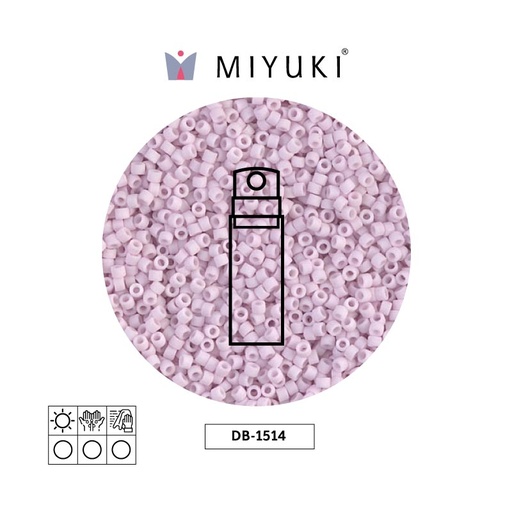 [02954] Miyuki delica 11/0 DB1514 matte opaque pale rosa x 10g