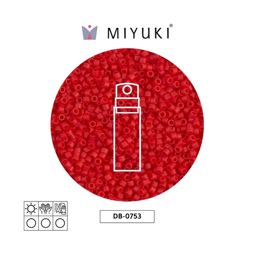 [01480] Miyuki delica 11/0 DB0753 opaque dark red x 10g