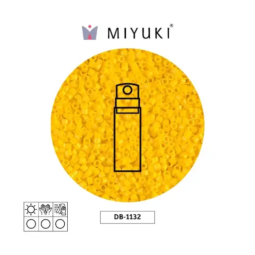 [01146] Miyuki delica 11/0 DB1132 opaque canary x 10g