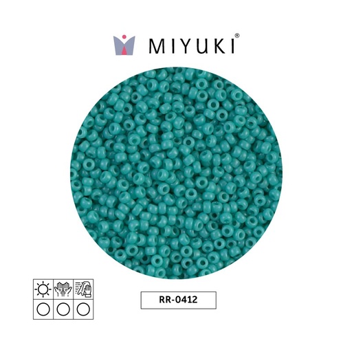 [05106] Mostacilla Miyuki rocalla 11/0 RR0412 opaque turquoise green x 250g